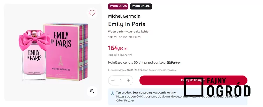 Woda perfumowana dla kobiet w mocno obniżonej cenie Rossmann - gazetka