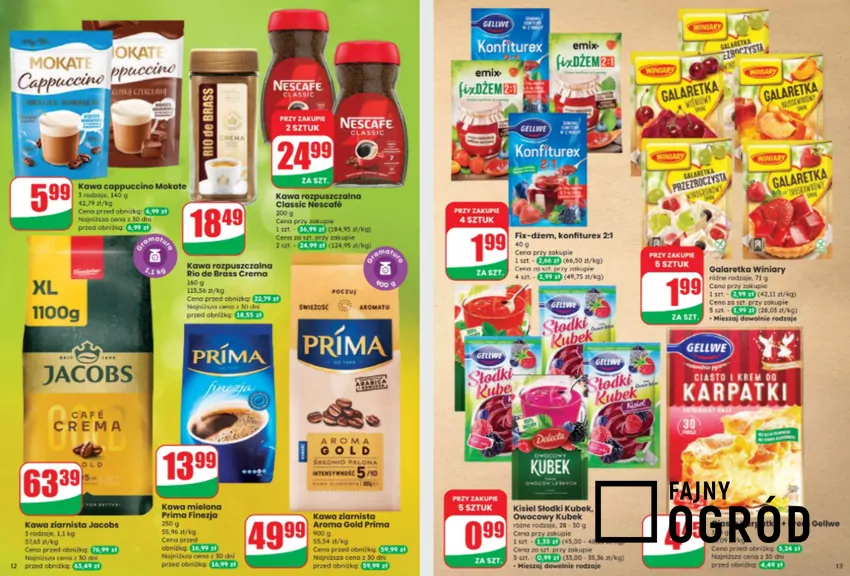 Kawy w Dino w świetnych cenach do 26 sierpnia Dino - gazetka