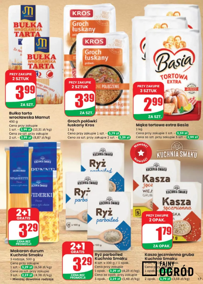 Mąki, makarony i ryże w obniżonej cenie w Dino! Dino - gazetka