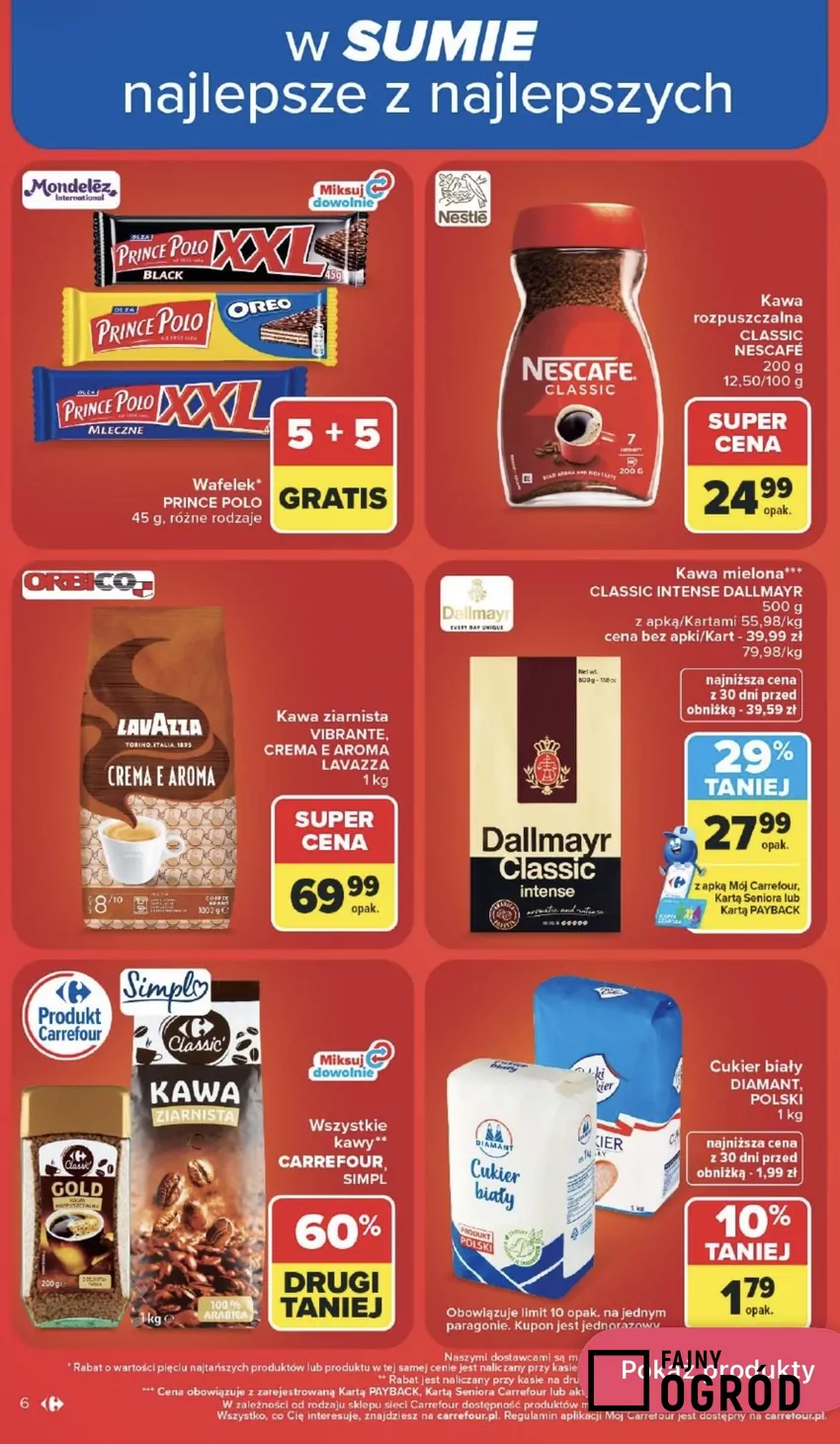 Wafelek Prince Polo (45 g) w promocji w Carrefour: 5+5 gratis Promocje w Carrefour