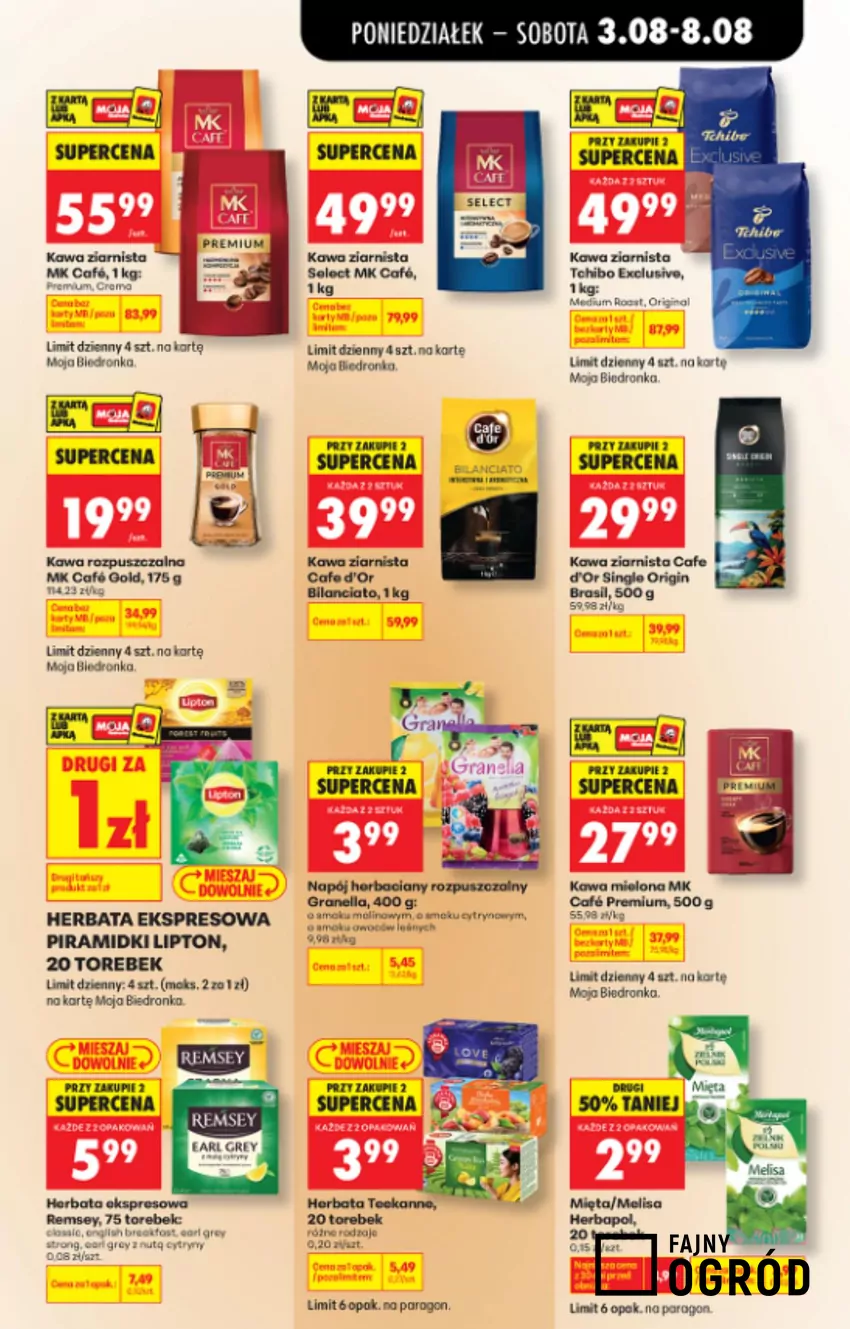 W promocji m.in. kultowe kawy Biedronka - gazetka