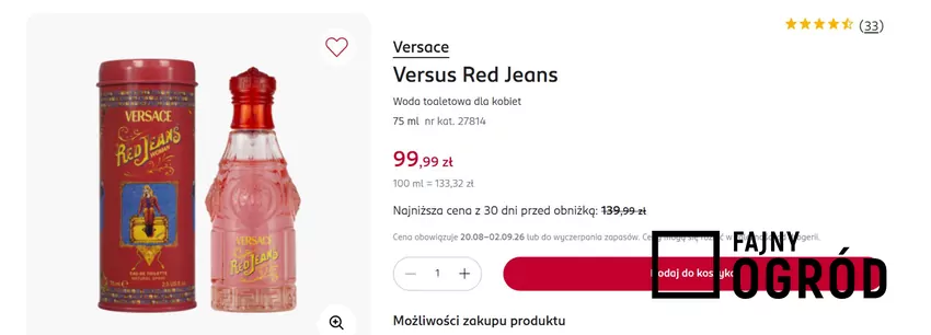 Kultowa woda toaletowa dla kobiet w okazyjnej cenie Rossmann - gazetka