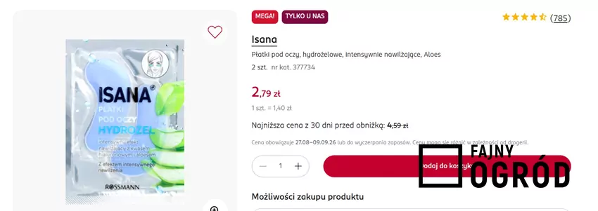 Rossmann - gazetka