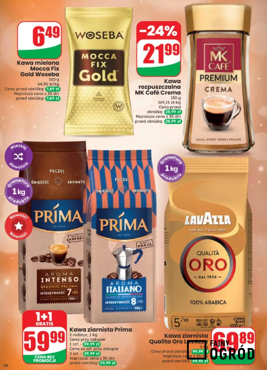W promocji m.in. kultowe kawy Dino - gazetka