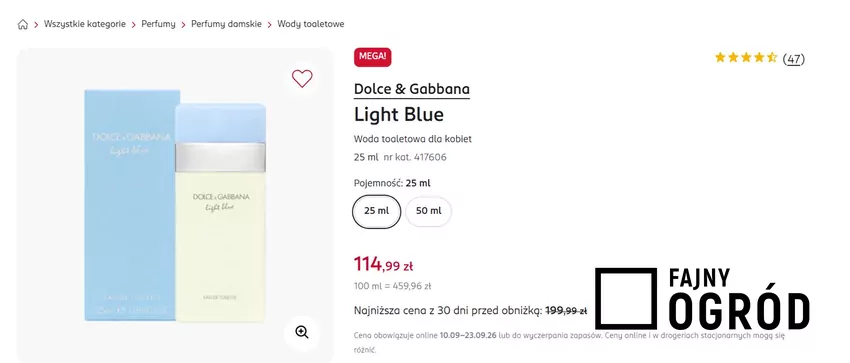 Popularny zapach teraz znacznie taniej niż zwykle Rossmann - gazetka