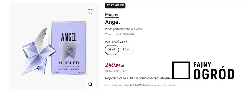 Woda perfumowana dla kobiet w dużej przecenie Rossmann - gazetka