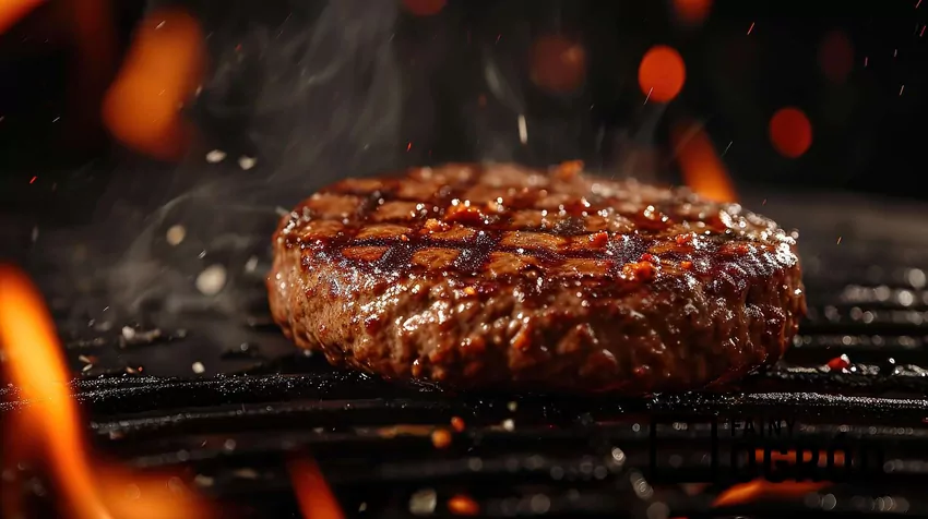 Grillowany kotlet mielony z ziemniakami