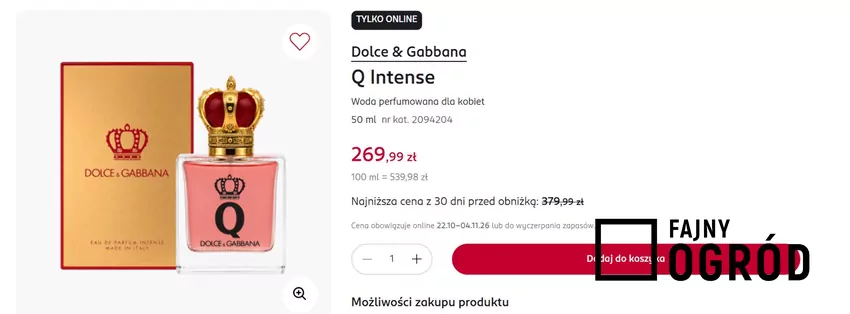 Duża obniżka luksusowego zapachu w Rossmannie Rossmann - gazetka