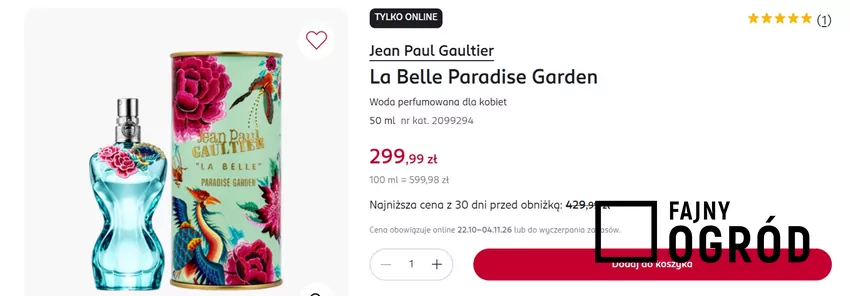 Woda perfumowana dla kobiet w mocno obniżonej cenie Rossmann - gazetka