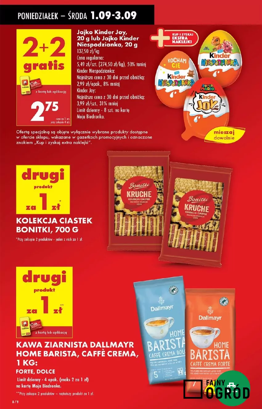Tylko przez trzy dni kupisz drugie opakowanie kawy za 1 zł! Promocje w Biedronce