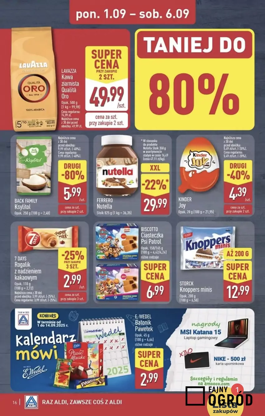 Ta promocja nie jest limitowana - korzystaj! Promocje w ALDI