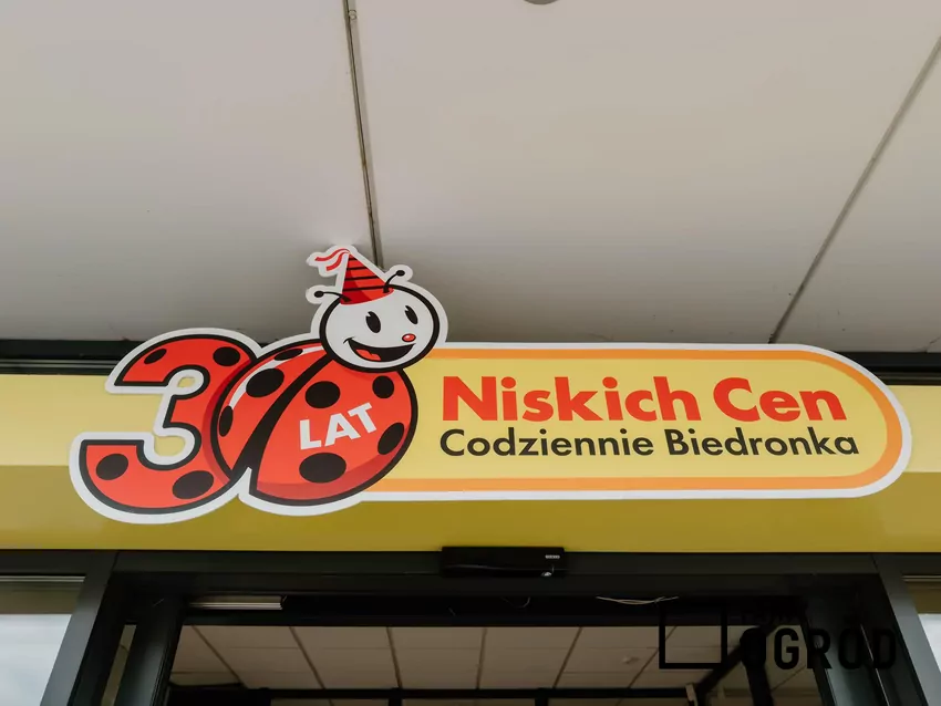 Logo sklepu Biedronka