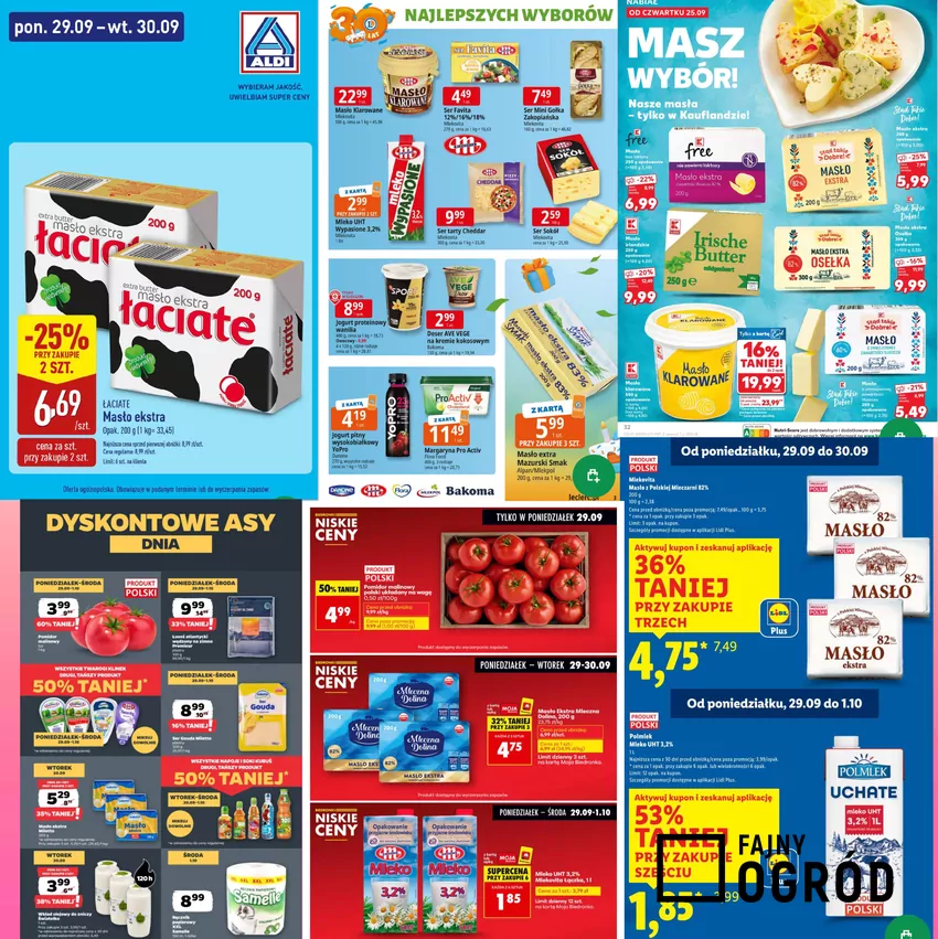 Lista promocji na masło