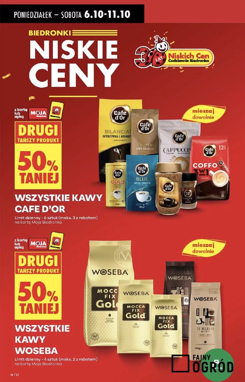 Mieszaj dowolnie i wybierz ulubioną kawę Promocje w Biedronce