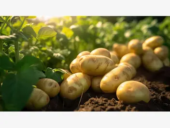 Ilustracja rośliny ziemniak 'irys'
